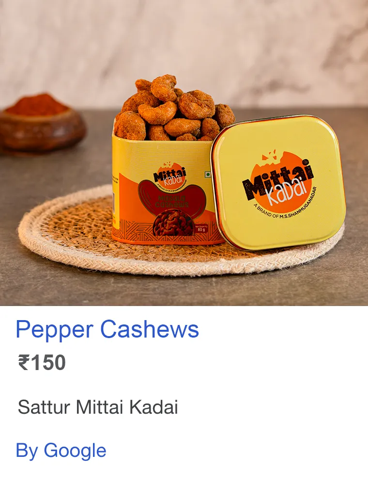 Mittai Kadai Google Shopping Ads