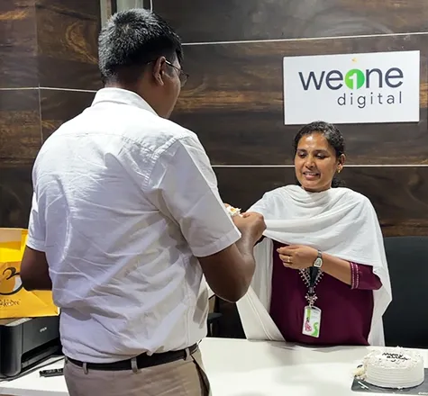 Birthday celebrations at WeOne Digital