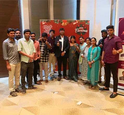 Christmas celebration at BNI Hallmark event